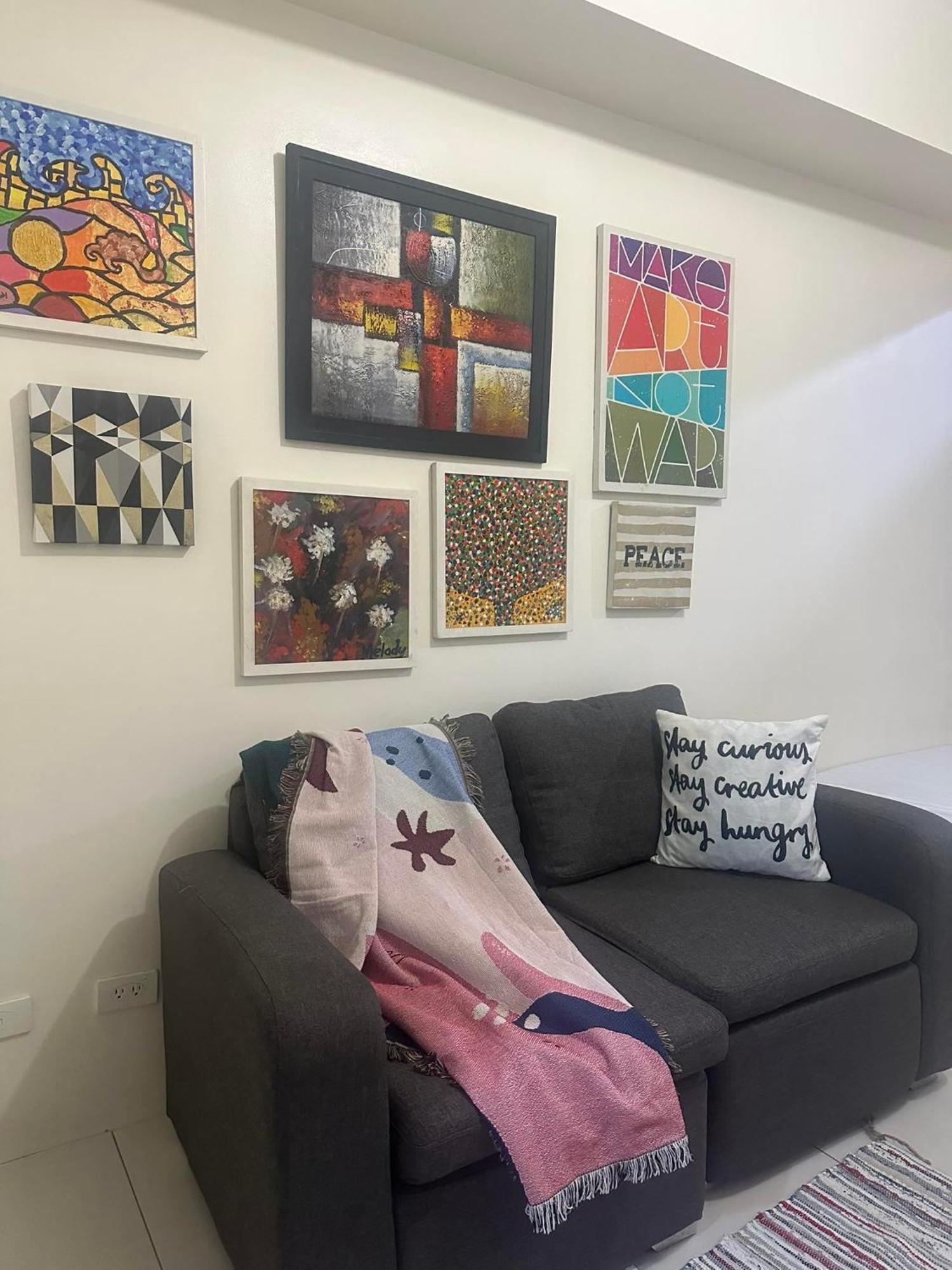 Apartemen studio 16 m² dengan 1 kamar mandi pribadi di Malate Manila Bagian luar foto